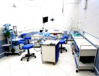 Стоматологический кабинет со всем оборудованием.
